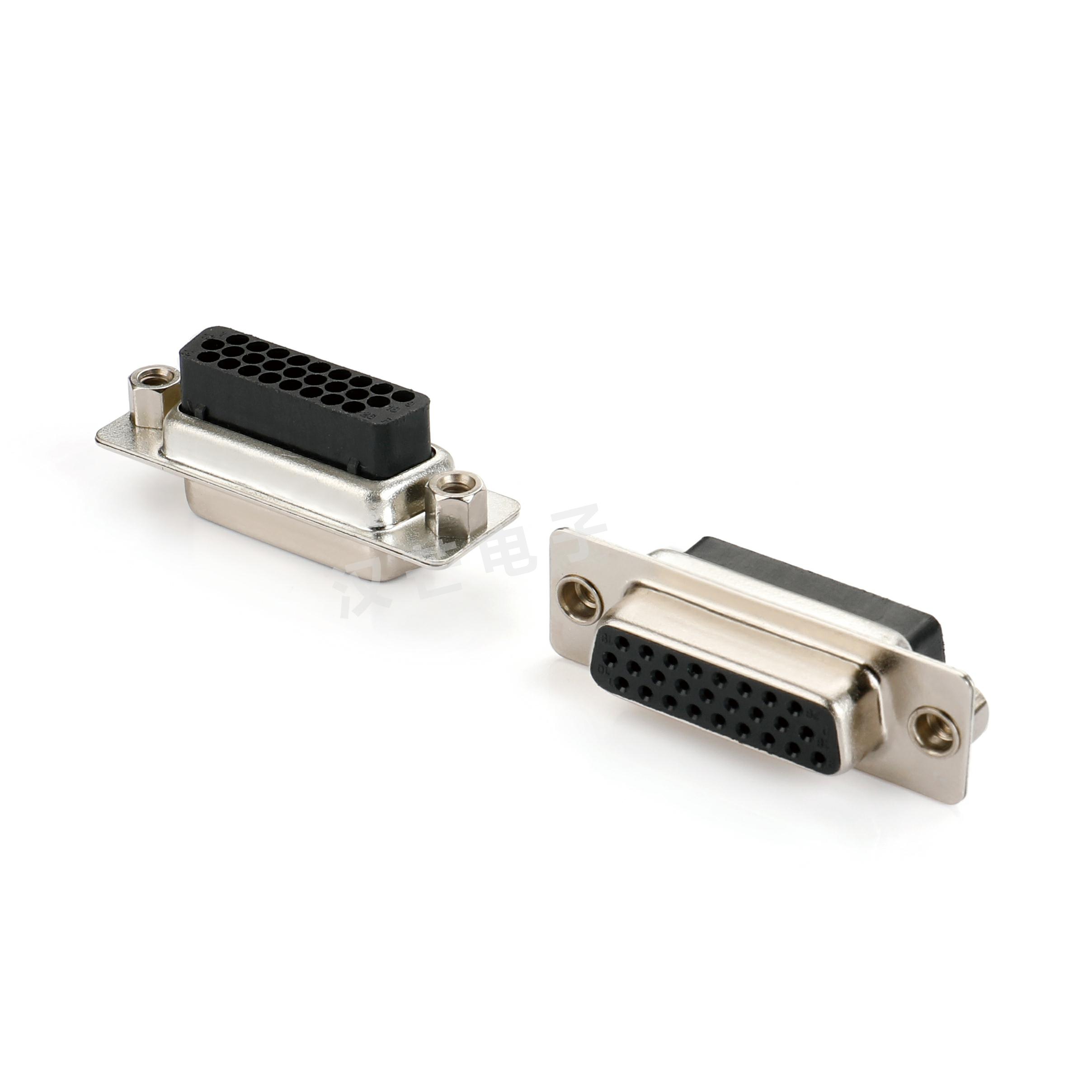 Dsub 打端式crimp 三排26母后铆螺母