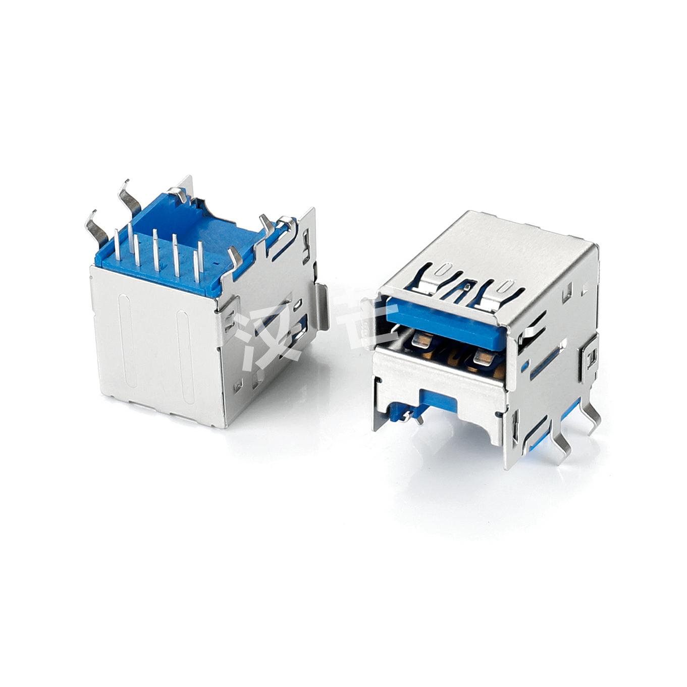 双层USB 3.0A母(空下层USB)