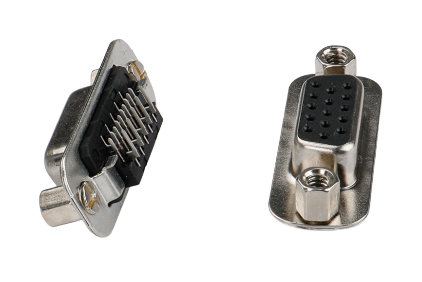 Slim dsub 15母正向沉板