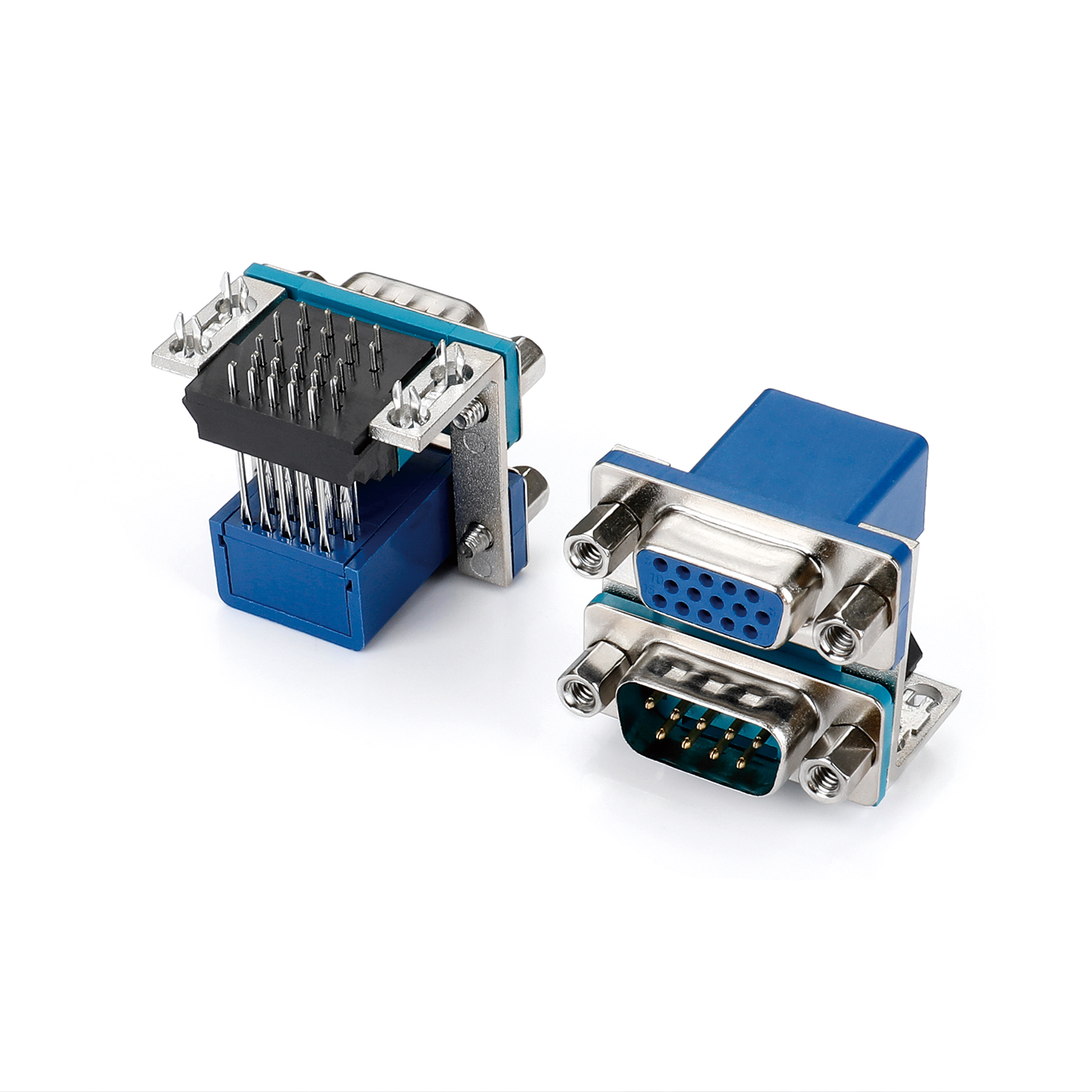 HDR 15母+9公双层铆合