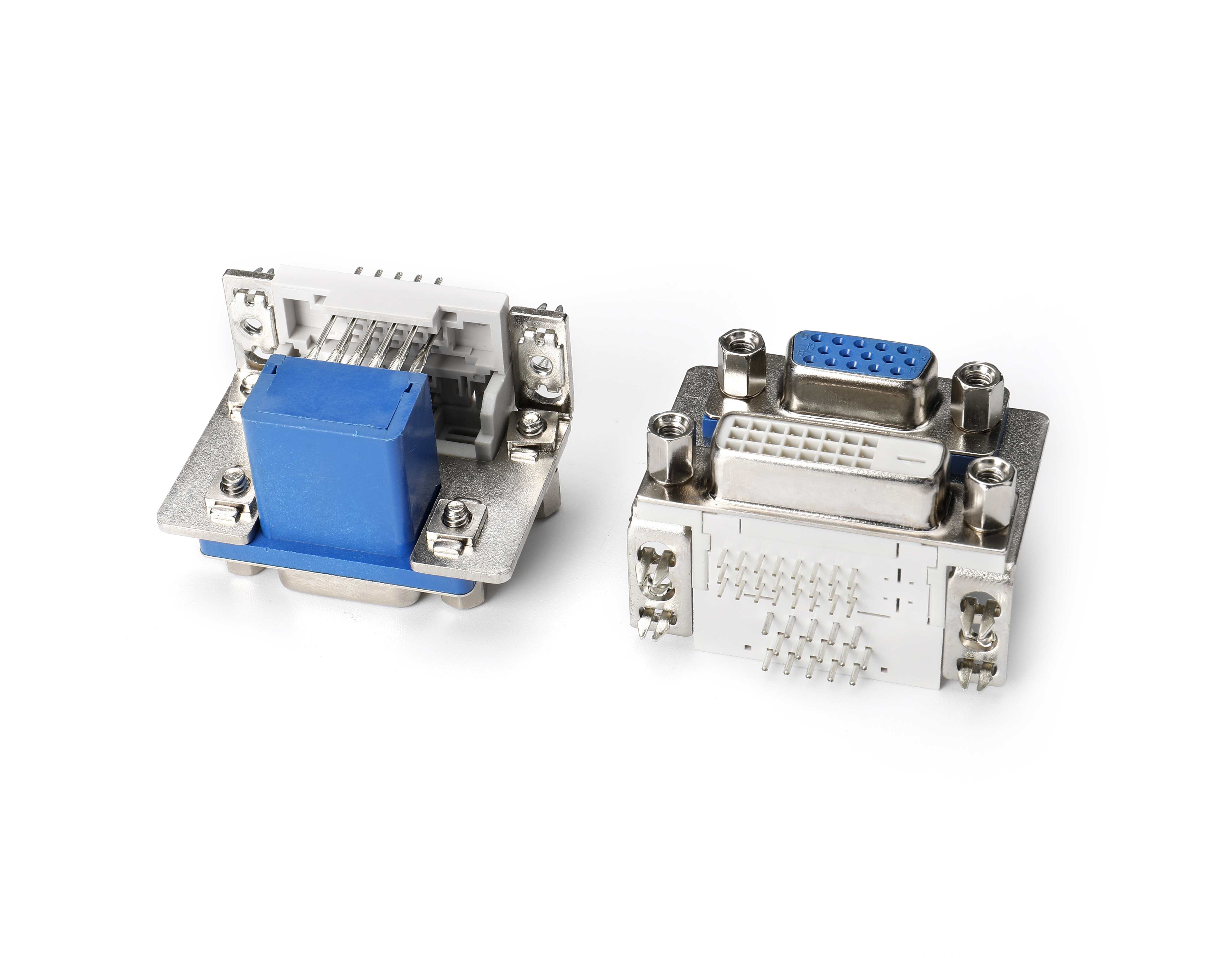 HDR 15母对DVI 24+1 15.88铆锁