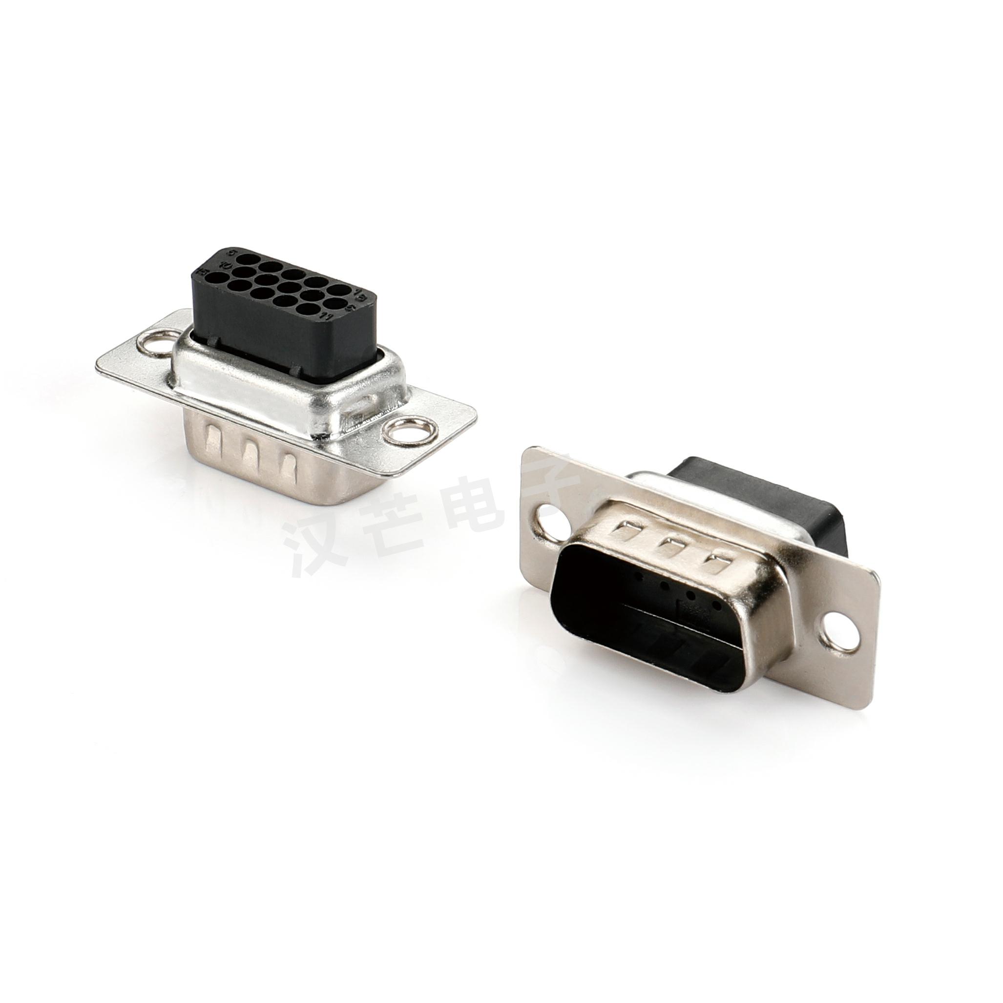 Dsub 打端式crimp 三排15公光孔