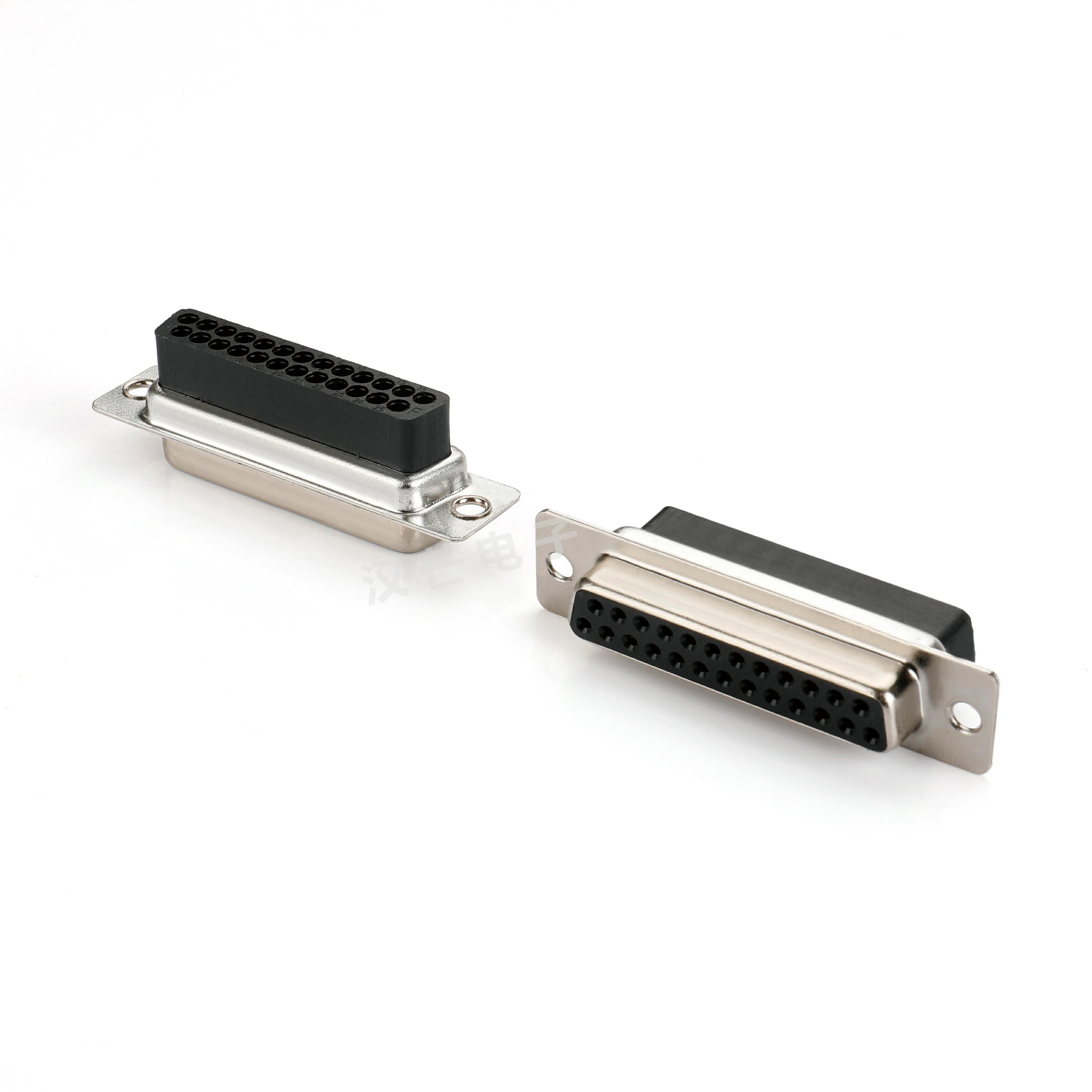 Dsub 打端式crimp 25母光孔