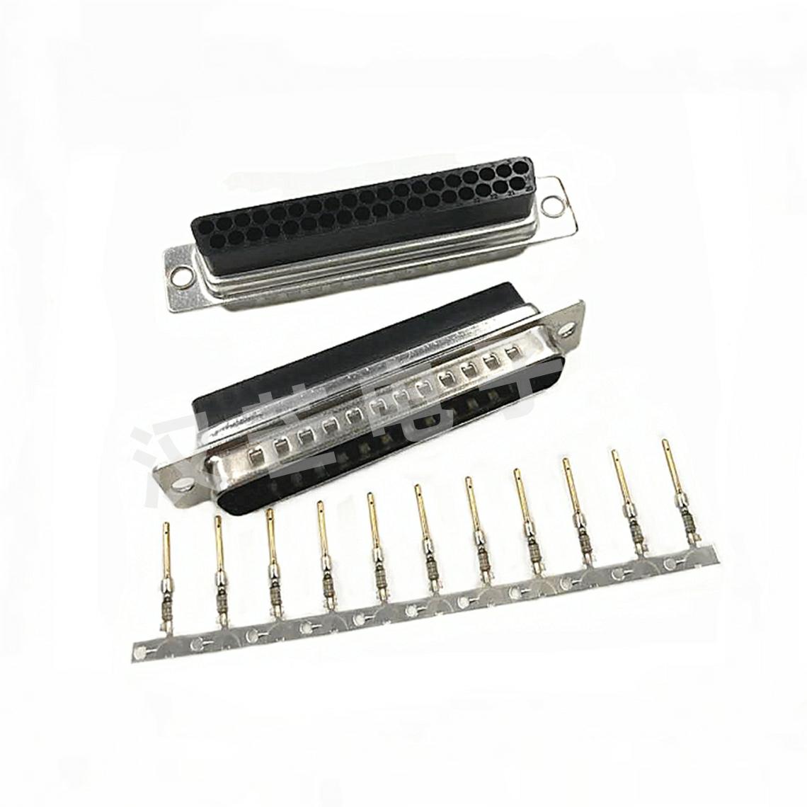Dsub 打端式crimp 37公光孔
