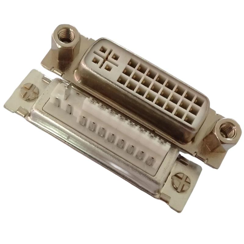 DVI 24+5母头焊线式前铆螺母