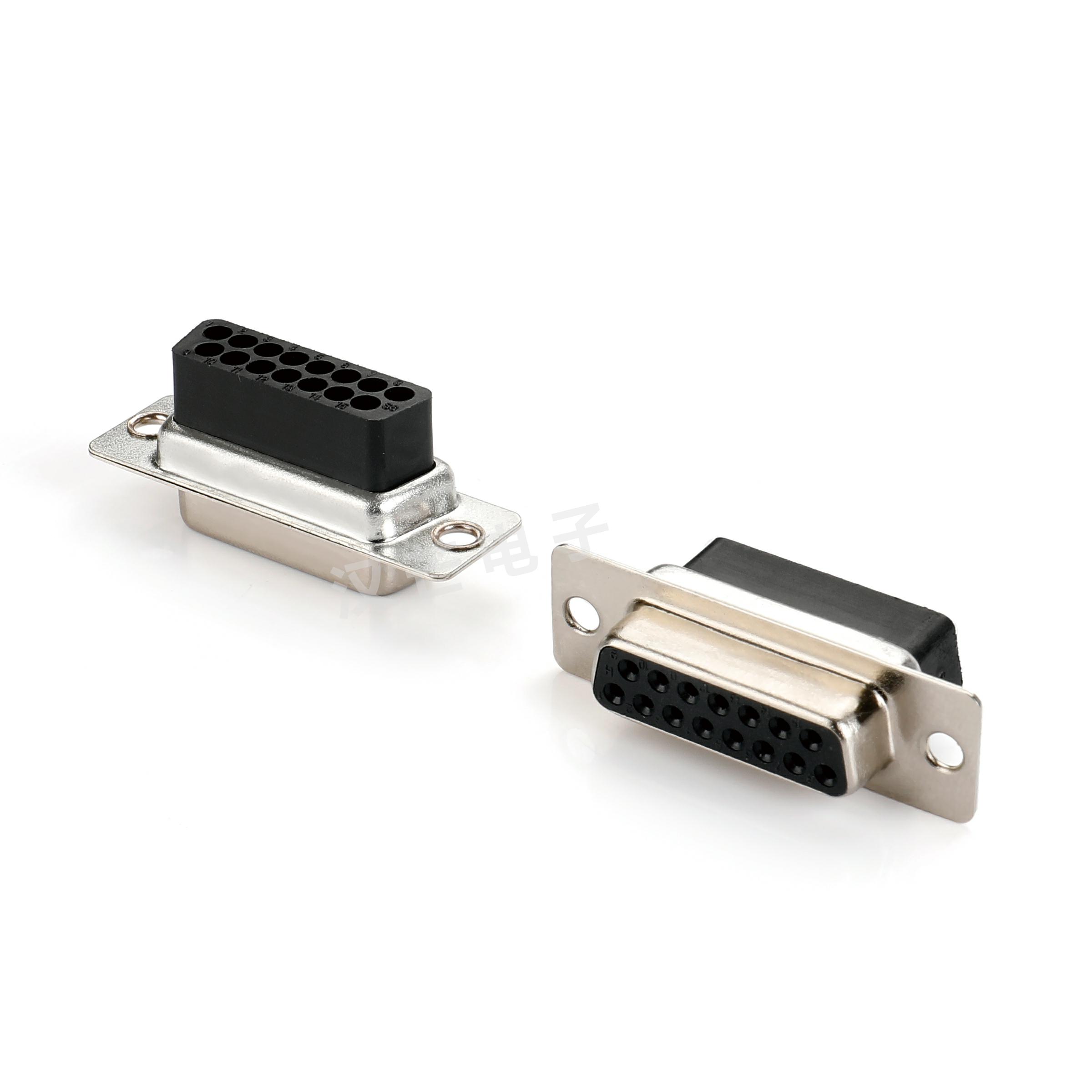 Dsub 打端式crimp 15母光孔